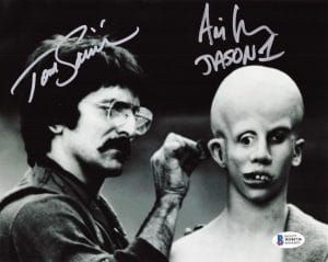 Tom Savini Ari Lehman Signed 8X10 Photo Jason Voorhees Friday The 13Th Bas 736