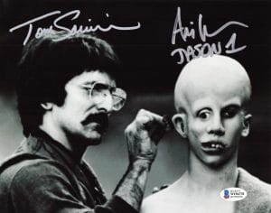 Tom Savini Ari Lehman Signed 8X10 Photo Jason Voorhees Friday The 13Th Bas 738