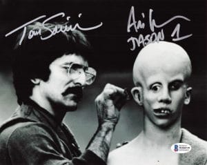 Tom Savini Ari Lehman Signed 8X10 Photo Jason Voorhees Friday The 13Th Bas 739