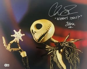 Chris Sarandon Signed Jack Skellington 16X20 Photo Nightmare Before Christmas 80