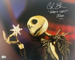 Chris Sarandon Signed Jack Skellington 16X20 Photo Nightmare Before Christmas 79