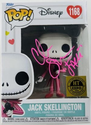 Chris Sarandon Signed Jack Skellington Funko Nightmare Before Christmas Bas 824