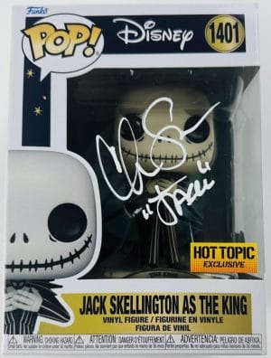 Chris Sarandon Signed Jack Skellington Funko Nightmare Before Christmas Bas 795