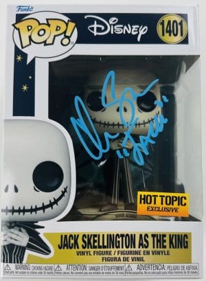 Chris Sarandon Signed Jack Skellington Funko Nightmare Before Christmas Bas 604
