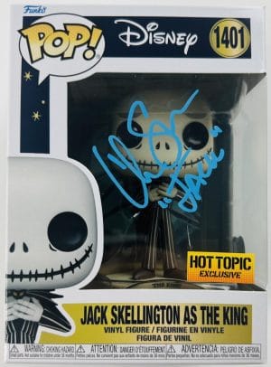 Chris Sarandon Signed Jack Skellington Funko Nightmare Before Christmas Bas 591