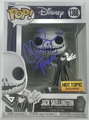 Chris Sarandon Signed Jack Skellington Funko Nightmare Before Christmas Bas 597