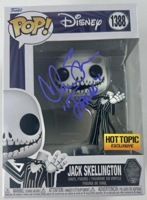 Chris Sarandon Signed Jack Skellington Funko Nightmare Before Christmas Bas 596