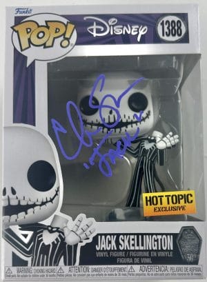 Chris Sarandon Signed Jack Skellington Funko Nightmare Before Christmas Bas 594