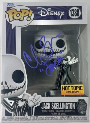 Chris Sarandon Signed Jack Skellington Funko Nightmare Before Christmas Bas 593