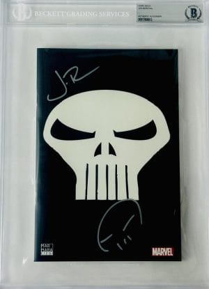 Jon Bernthal Signed Punisher Kills Marvel Glow In The Dark Paralel Variant Bas 3