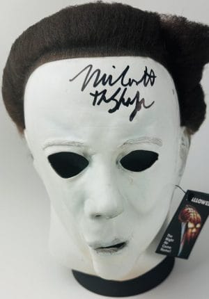 Nick Castle Signed Michael Myers Tots Mask Halloween Horror Autograph Bas 3663