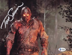 Tom Savini Signed 8X10 Photo Jason Voorhees Friday The 13Th Autograph Bas 829