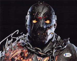 Tom Savini Signed 8X10 Photo Jason Voorhees Friday The 13Th Autograph Bas 817