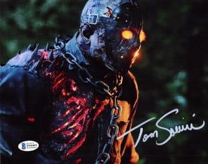 Tom Savini Signed 8X10 Photo Jason Voorhees Friday The 13Th Autograph Bas 852