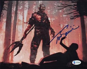 Tom Savini Signed 8X10 Photo Jason Voorhees Friday The 13Th Autograph Bas 888