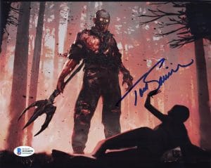 Tom Savini Signed 8X10 Photo Jason Voorhees Friday The 13Th Autograph Bas 890