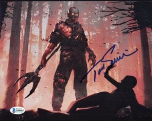 Tom Savini Signed 8X10 Photo Jason Voorhees Friday The 13Th Autograph Bas 892