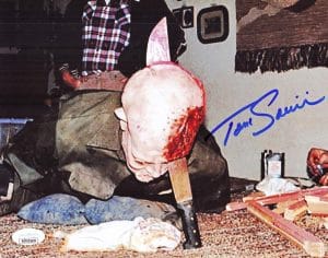 Tom Savini Signed 8X10 Photo Jason Voorhees Friday The 13Th Autograph Jsa 659