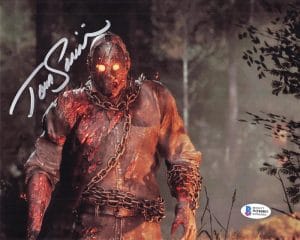 Tom Savini Signed 8X10 Photo Jason Voorhees Friday The 13Th Autograph Bas 803