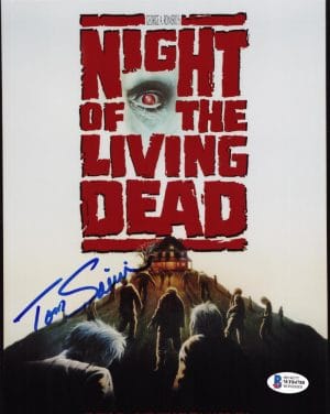 Tom Savini Signed 8X10 Photo Night Of The Living Dead Horror Autograph Bas 788
