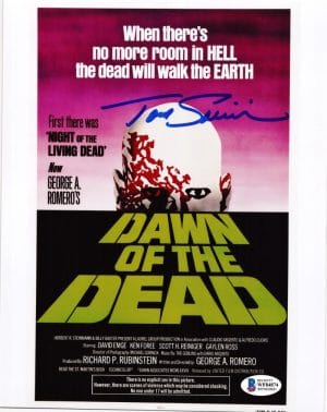Tom Savini Signed 8X10 Photo Dawn Of The Dead Horror Autograph Night Of Bas 874