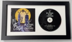 Chris Sarandon Signed Nightmare Before Christmas Framed Cd Autograph Bas K30