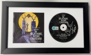 Chris Sarandon Signed Nightmare Before Christmas Framed Cd Autograph Bas K31