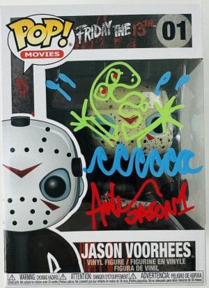 Ari Lehman Signed Jason Voorhees Funko 01 Friday The 13Th Autograph Bas 044
