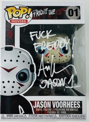 Ari Lehman Signed Jason Voorhees Funko 01 Friday The 13Th Autograph Bas 010