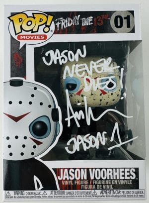 Ari Lehman Signed Jason Voorhees Funko 01 Friday The 13Th Autograph Bas 020