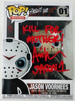 Ari Lehman Signed Jason Voorhees Funko 01 Friday The 13Th Autograph Bas 028