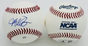 Mike Bianco Signed Official Ncaa Baseball Ole Miss Rebels Sec Autograph Bas K48