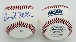 David Kellum Signed Official Ncaa Baseball Ole Miss Rebels Sec Autograph Bas K38