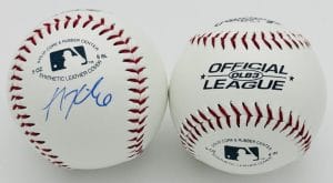 Gavin Kilen Signed Ol Baseball Tennessee Volunteers Autograph Giants Bas K78