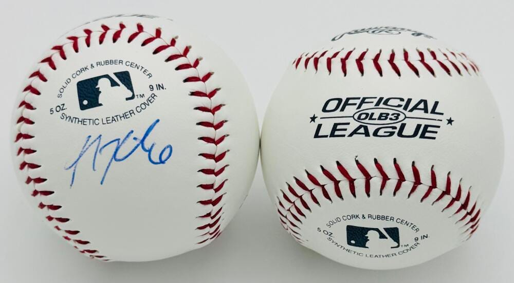 Gavin Kilen Signed Ol Baseball Tennessee Volunteers Autograph Giants Bas K78