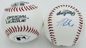 Gavin Kilen Signed Ol Baseball Tennessee Volunteers Autograph Giants Bas K79