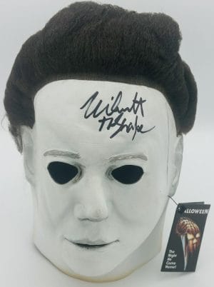 Nick Castle Signed Michael Myers Tots Mask Halloween Horror Autograph Bas 3652