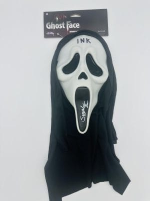 Spencer Charnas Signed Ghost Face Mask Ice Nine Kills Scream Autograph Bas 88