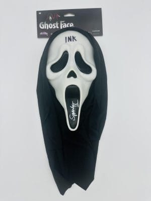 Spencer Charnas Signed Ghost Face Mask Ice Nine Kills Scream Autograph Bas 80