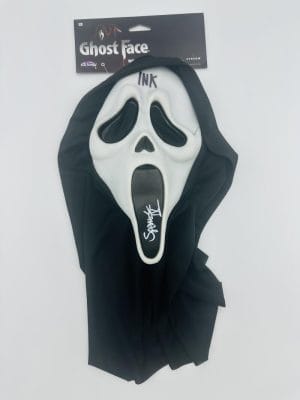 Spencer Charnas Signed Ghost Face Mask Ice Nine Kills Scream Autograph Bas 81