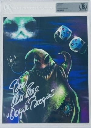 Ken Page Signed Bas Slabbed 8X10 Photo The Nightmare Before Christmas Oogie Boogie Autograph 5