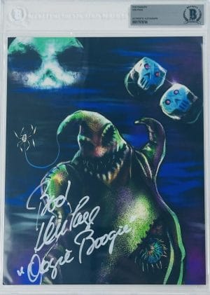 Ken Page Signed Bas Slabbed 8X10 Photo The Nightmare Before Christmas Oogie Boogie Autograph 6