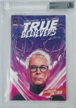 Jamie Lee Curtis Signed Bas Slabbed Comic Book Autograph Halloween 1978 K752
