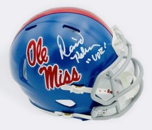 David Kellum Signed Ole Miss Rebels Mini Helmet Autograph Beckett Bas K14