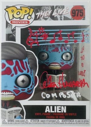Alan Howarth Signed Alien Funko Pop Vinyl 975 They Live Frank Autograph Bas 131