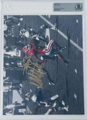Todd Gurley Signed Bas Slabbed 8X10 Photo Georgia Bulldogs Autograph Rams 770
