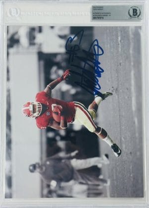 Todd Gurley Signed Bas Slabbed 8X10 Photo 719 Georgia Bulldogs Autograph Auto 10