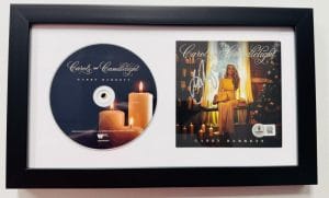 Gabby Barrett Signed Carols And Candlelight Framed Cd Autograph Beckett Bas K48