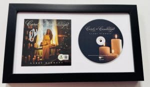 Gabby Barrett Signed Carols And Candlelight Framed Cd Autograph Beckett Bas K51