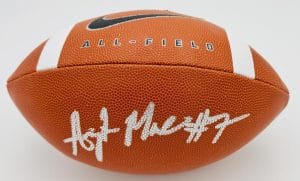 Arrington Maiden Signed Official Size Nike Football Memphis Tigers Bas J65